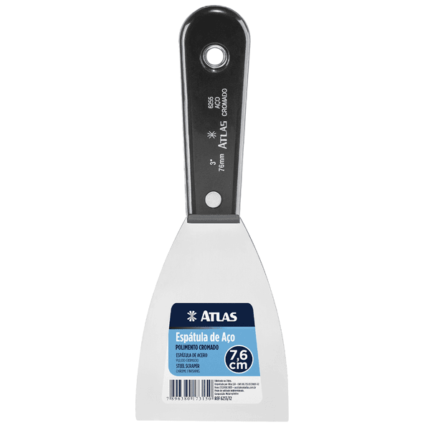 ATLAS ESPATULA ACO CROMADO 7,5CM-6255/12  ATLAS