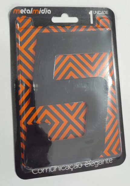 NUMERO PRETO 05 NUMERAL