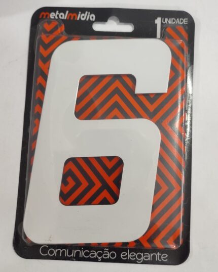 NUMERO BRANCO 06 NUMERAL