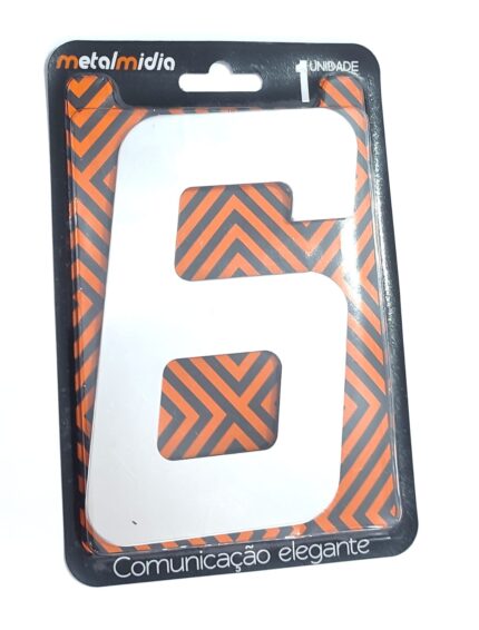 NUMERO ESPELHADO 06 NUMERAL
