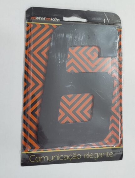NUMERO PRETO 06 NUMERAL