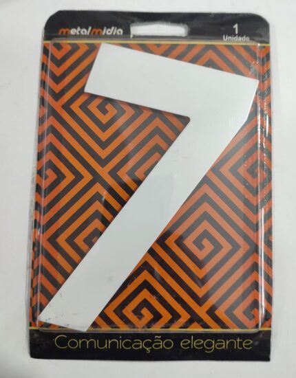 NUMERO BRANCO 07 NUMERAL