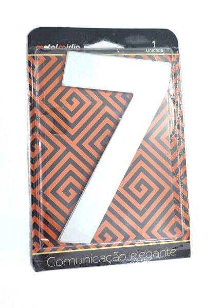 NUMERO ESPELHADO 07 NUMERAL