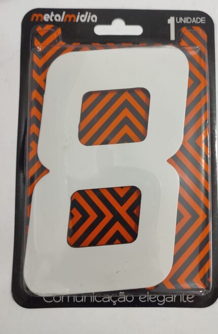 NUMERO BRANCO 08 NUMERAL
