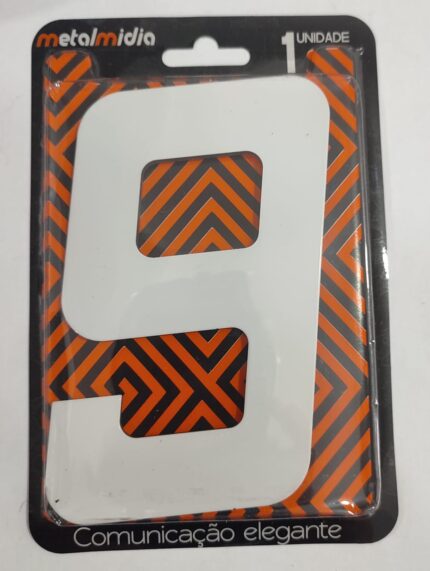 NUMERO BRANCO 09 NUMERAL
