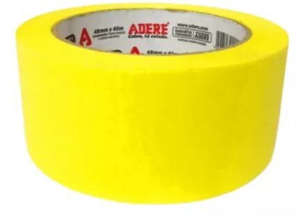 FITA CREPE AUTOMOTIVA AMARELA ADERE A128RA 48MMX40M   Diversos
