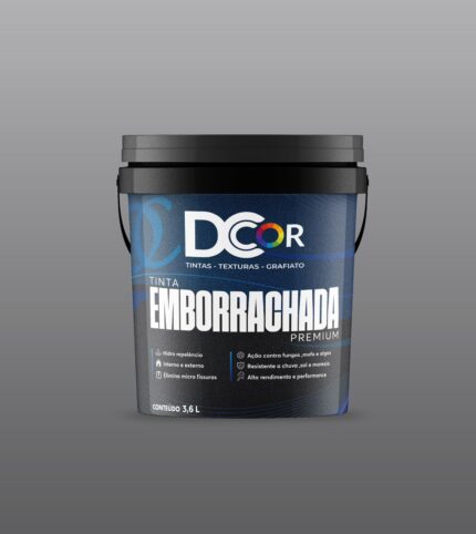TINTA EMBORRACHADA DCCOR 3,6L - BRANCO
