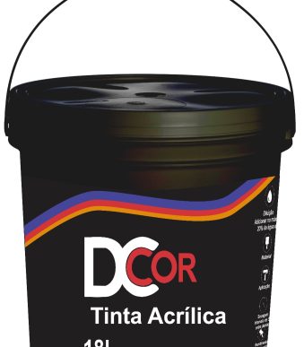 DCCOR tinta acrílica econômica branca